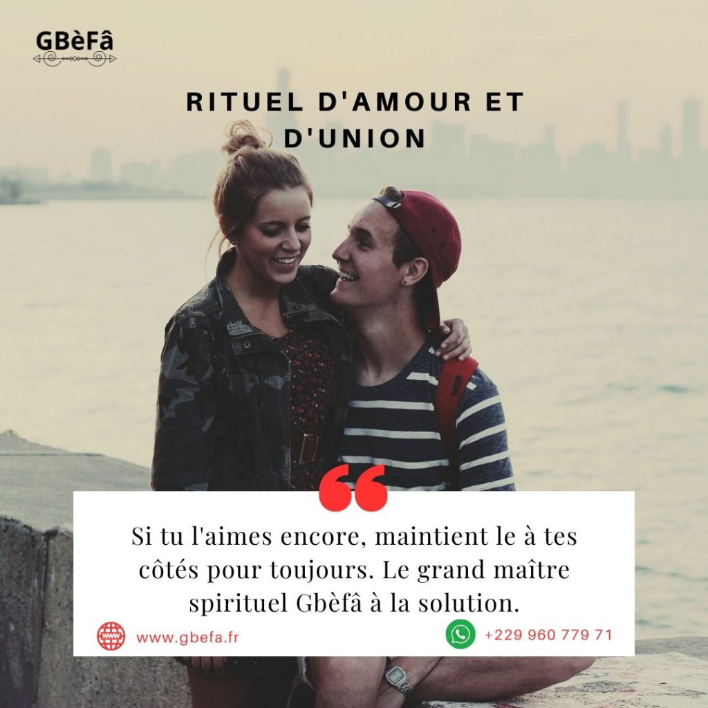 RITUEL D’AMOUR ET D’UNION