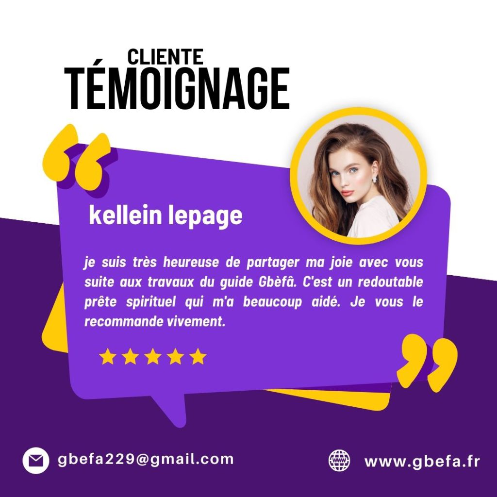 Temoignage de kellein lepage france